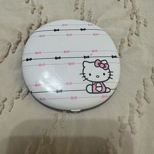 Hello Kitty White and Pink Compact Mirror
